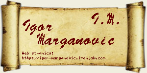 Igor Marganović vizit kartica